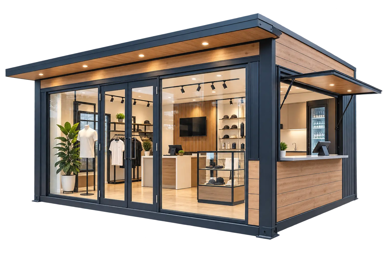 Módulo comercial personalizado en alquiler